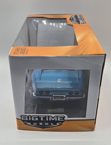 Chevy Corvette Stingray ZL-1 2015 Bigtime Muscle 1969 raro líquido aguamarina 1:24 - Imagen 4 de 5