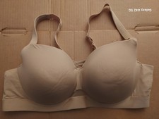 Cacique Bra 44C Beige Underwire Excellent Condition Lightly Lined