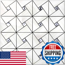 Vamos Tile Vamos Peel And Stick - Pvc Glossy Dolomite White Stick On