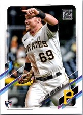 2021  Topps Update John Nogowski RC US310 Pittsburgh Pirates
