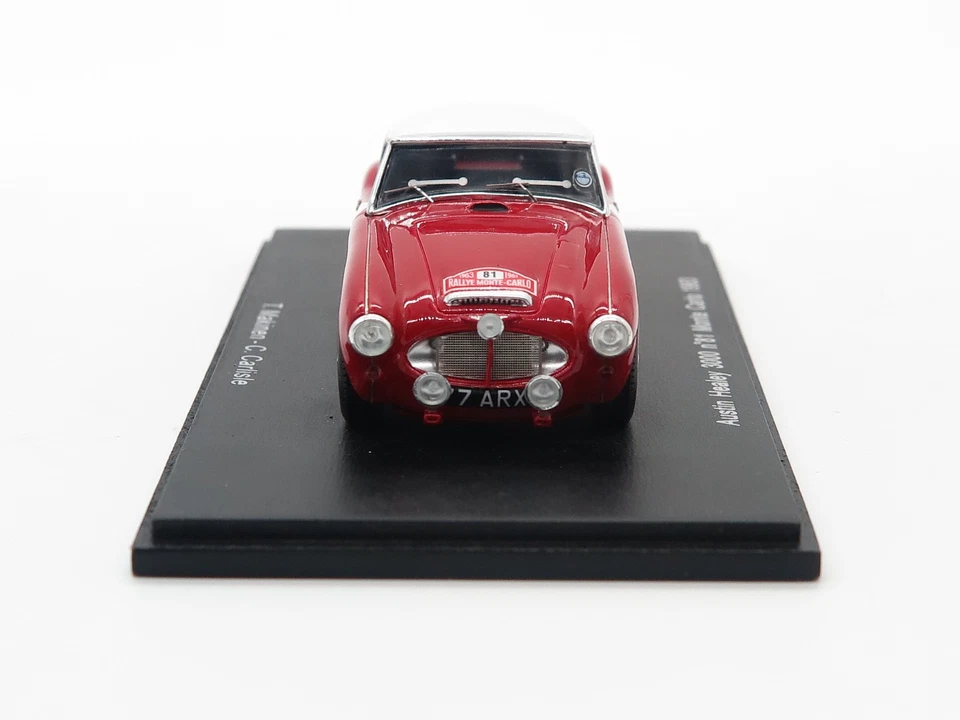 Austin Healey 3000 n° 81 Monte Carlo 1963 - 1:43 SPARK S0809 - Immagine 3 di 4