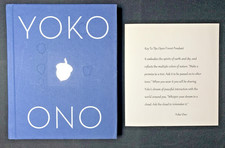 Acorn Yoko Ono 2013 First Edition Hardcover with Original Note Card Concept Art