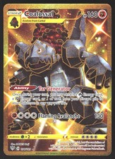 coalossal pokemon card value V - 098/185 - Ultra Rare - Vivid Voltage Pokmon Hit Points220 HP Form Coalossal Vmax #099/185 Ultra Rare