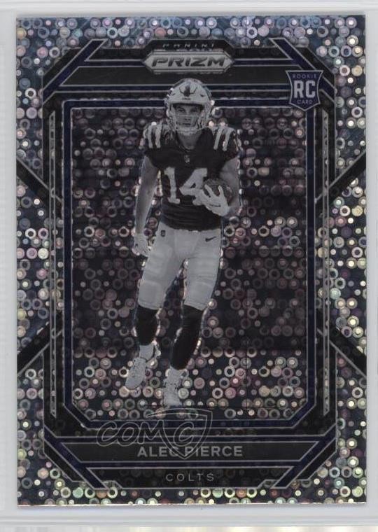 2022 Panini Prizm Rookie Variation No Huddle Prizm Alec Pierce #330 pw2
