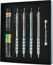Arts Graphgear 1000 Mechanical Pencil Premium Gift Set with Refill Leads & Erase