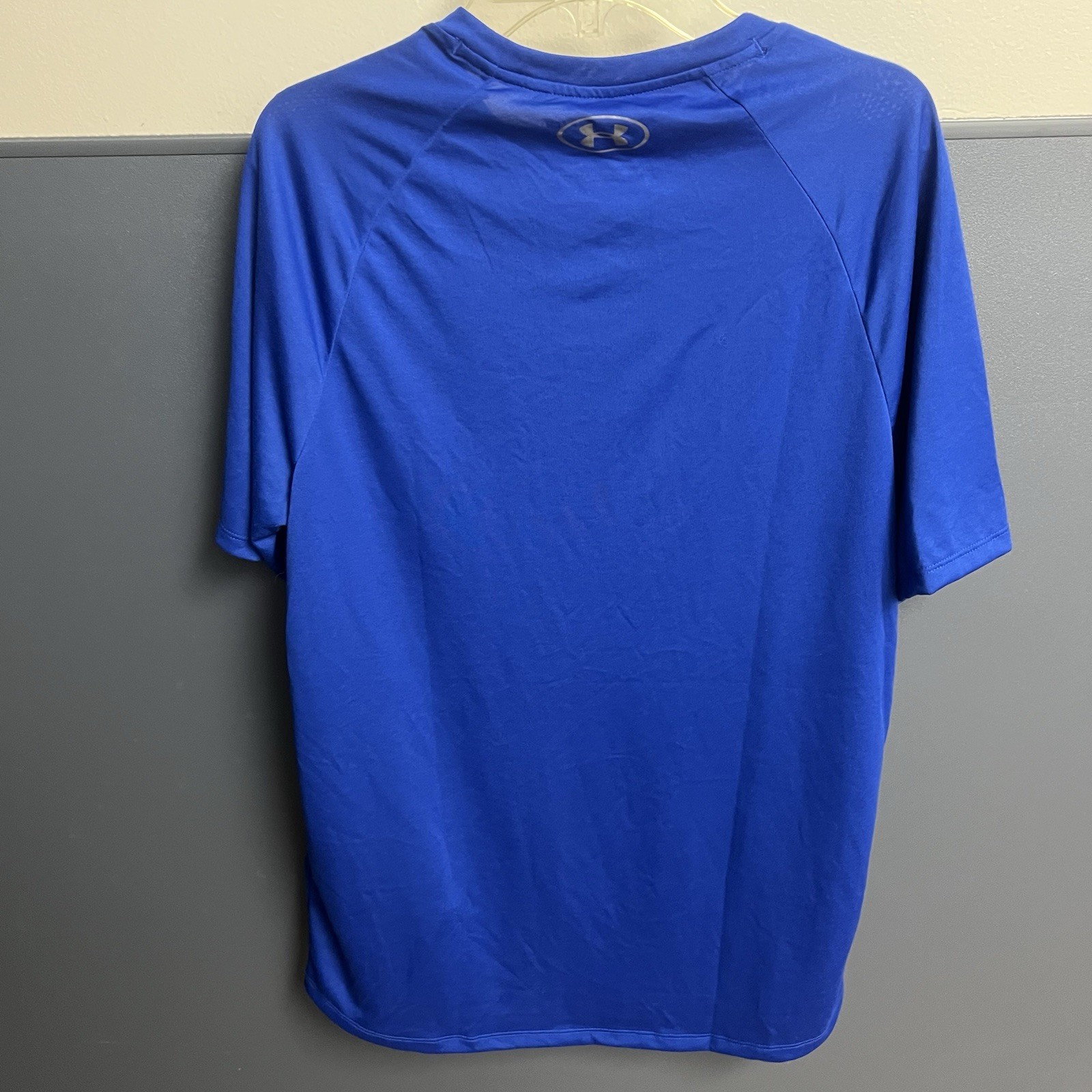 Under Armour Men's Small Blue Tech Tee Loose Athletic T-Shirt NWT thumbnail 2