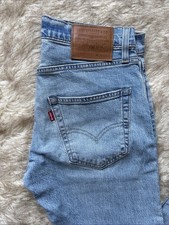 Levi’s Jeans Modell 512 W28 L32 Hellblau Slim Straight Hose Herren Denim B70