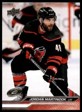 JORDAN MARTINOOK #287 2023-24 Upper Deck Series 2 Carolina Hurricanes NM