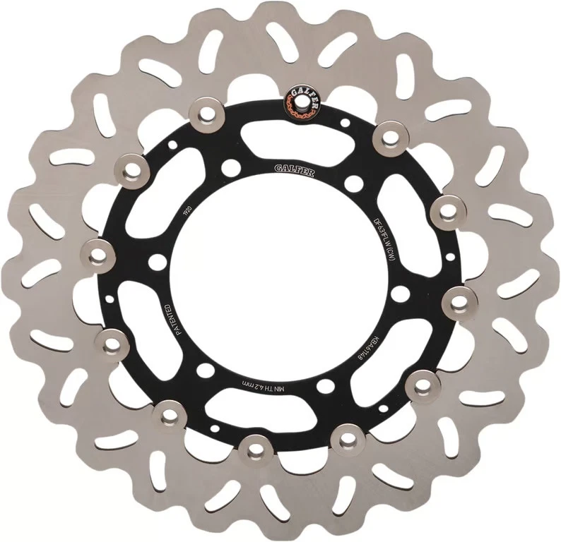 Frenos Galfer - DF631CW - Rotor de freno de onda ~ 19-7112 plateado DF631CW 1710-3853 Foto 2 de 4