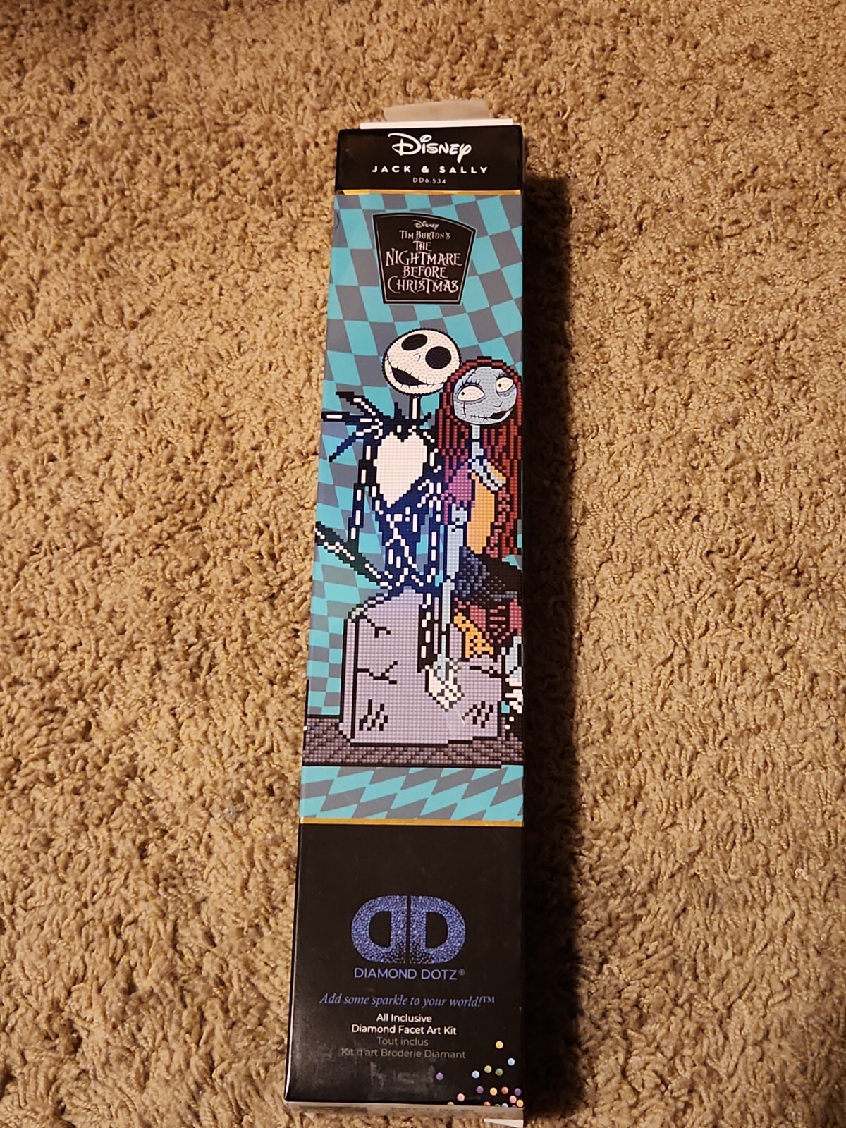 Nightmare Before Christmas Jack Skellington Diamond Dotz Sealed Disney