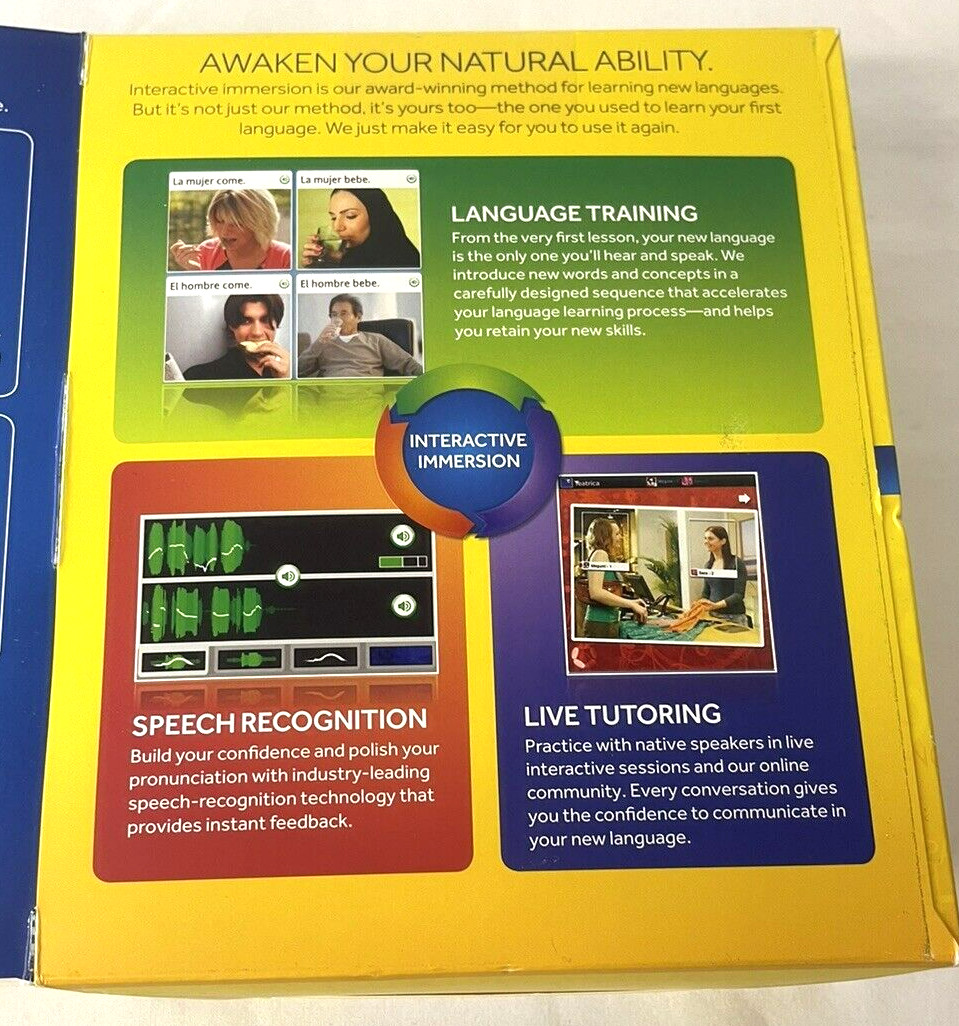 ROSETTA STONE Italiano: Italian Level 1 Version 4 Language CD With  Headphones - Mary Kay's Furniture