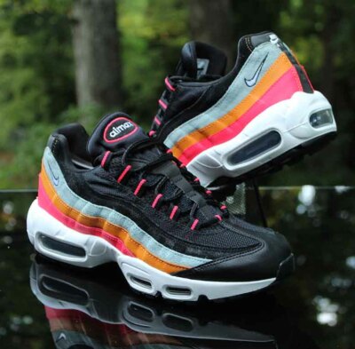 Nike Air Max 95 Ocean Cube Men's Size 7 Black Kumquat Custom