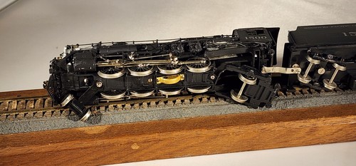 HO Hallmark Models brass Missouri Pacific Lines 1400 Series 2-8-2 heavy steam lo - Picture 10 of 11