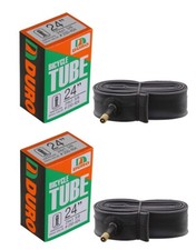 2 (TWO) DURO BICYCLE 24 x 1 3/8 TUBE 33MM STANDARD SCHRADER/AMERICAN VALVE.