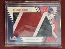 2018 USA Stars & Stripes Brandon Dieter Game Used Jumbo Jersey /5