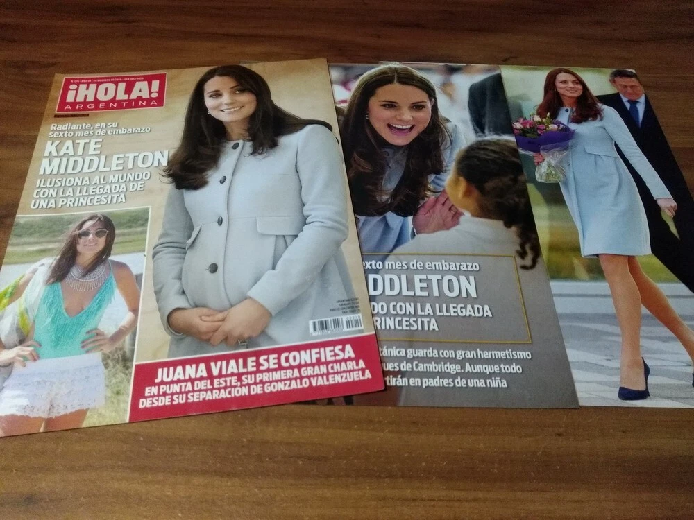 RT748) Kate Middleton * Magazine Clippings Cover + 3 Pages * 2017