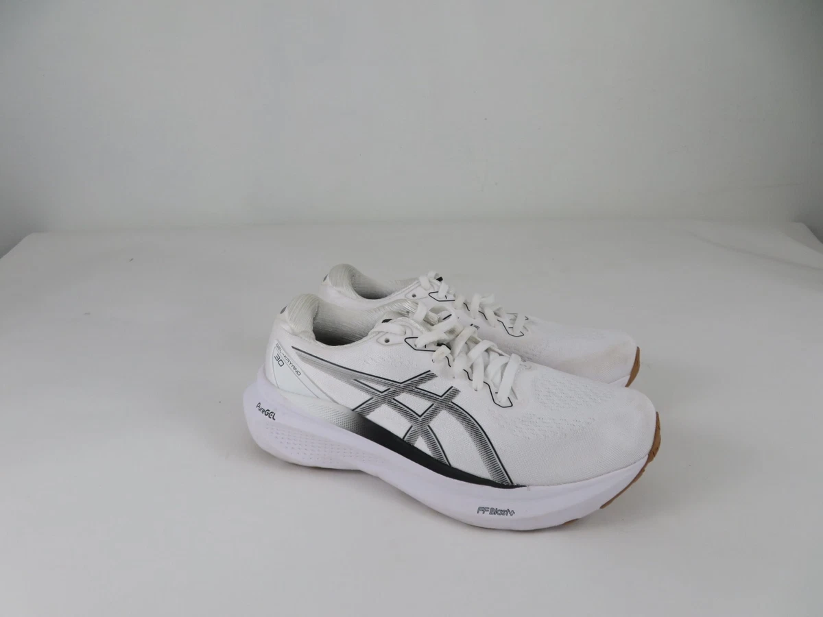 Asics Gel-Kayano 30 Womens 8 Shoes White Running Walking Sneaker Gym  1012B615