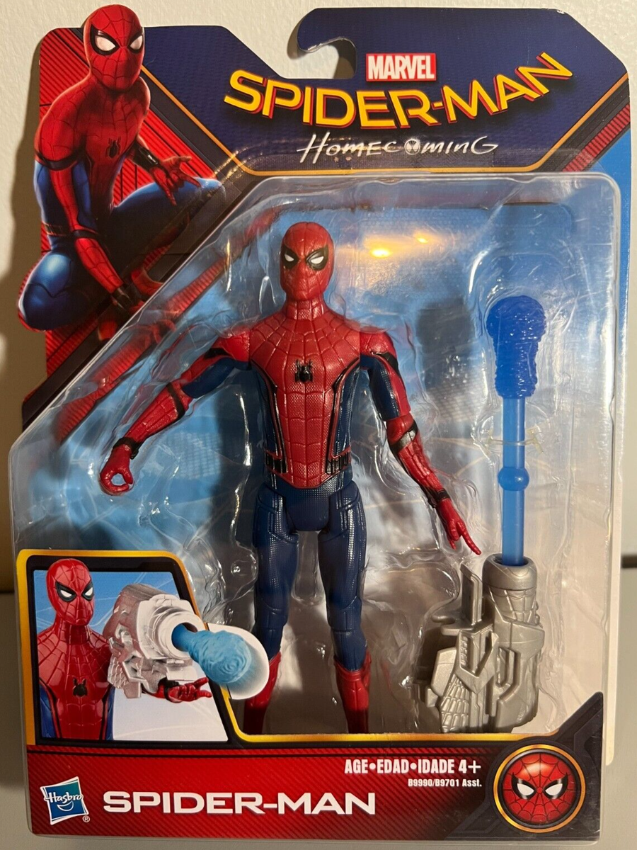 Marvel SPIDER-MAN HOMECOMING Figure w/ Web Shooter 6-inch Hasbro NEW  SEALED
