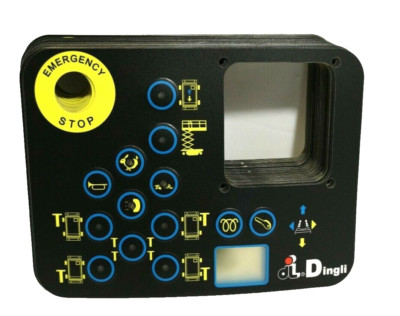 (LOT OF 40) -  DINGLI CONTROL BOX LIFT JOYSTICK STICKER COVER NEW.