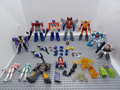 Transformers MEGA SCF Lot Of 4 Plus Heroes Of Cybertron Loose Lot With Extras 