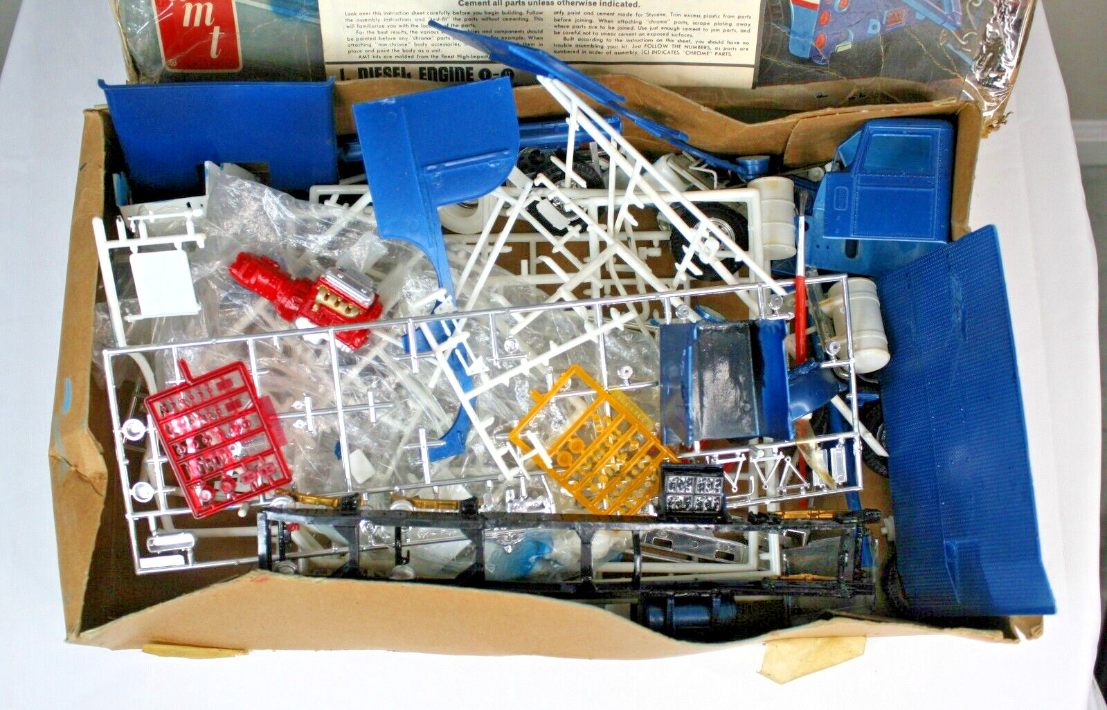 AMT 1:25 1970's Vintage Peterbilt Wrecker Model Kit #T522