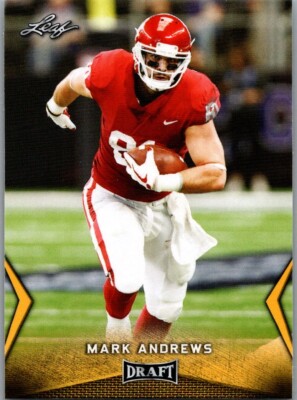 2018 Leaf Draft Gold Parallel RC Mark Andrews Oklahoma Sooners Ravens