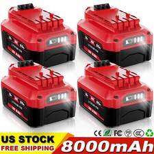 8.0Ah For Craftsman 20V V20 Lithium Ion Battery CMCB205 CMCB204 CMCB202 - 4PACK