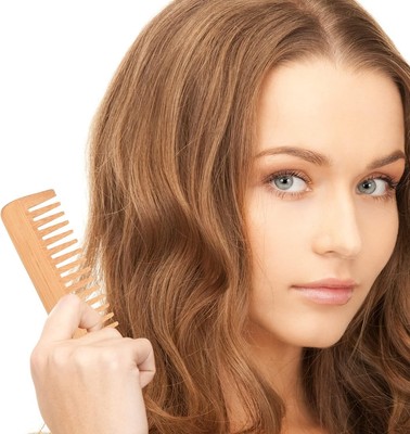 Pettine In Legno Di Sandalo - Design Corna Di Cervo Antistatico - Foto 3