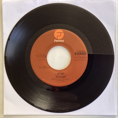 Pleasure, joyous 7  45 SINGLE VINYL U.S PROMO DJ DEMO mega rare, NM SOUL FUNK W