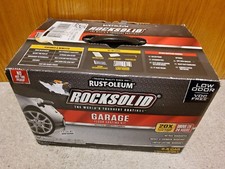 Rust-Oleum ROCKSOLID 5.6QT 2.5 Car Garage Floor Coating Kit 293513 Gray NIB