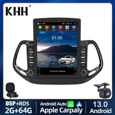 9.7" Android 13 Car Radio Stereo For Jeep Compass 2017-2019 Carplay GPS Navi 64G
