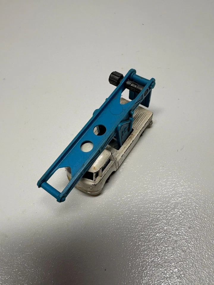 老式哈士奇大众皮卡压铸汽车带蓝色斜坡英国 3 英寸长 — 第 3/4 张图片