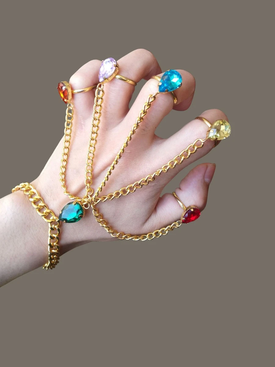 Marvel The Avengers Infinity Stones Chain Bracelet