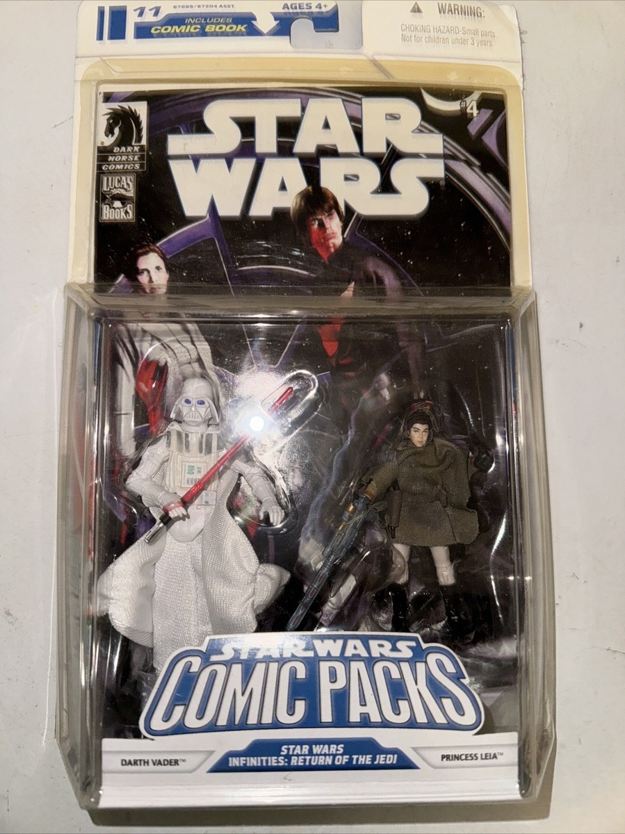 HASBRO Star Wars Comic Packs #11 Darth Vader & Princess Leia Dark