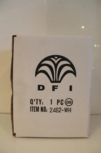 NIB Designers Fountain 2462-WH 1 Exterior Light 7" Cast Aluminum Wall Lantern - Picture 11 of 12