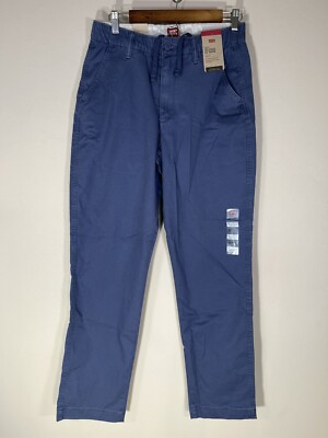 Levis Mens blue Elastic Waist XX Chino Pants Tapered Size S (29x30
