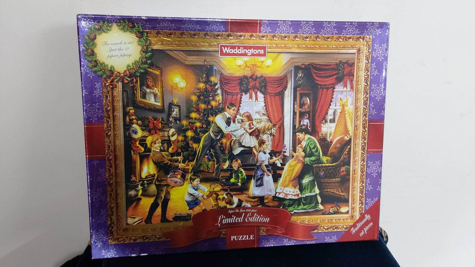 Waddingtons Limited Edition Christmas morning in the nursery Jigsaw puzzle