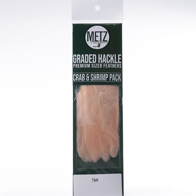 Metz Feathers Crab & Shrimp Pack - Tan