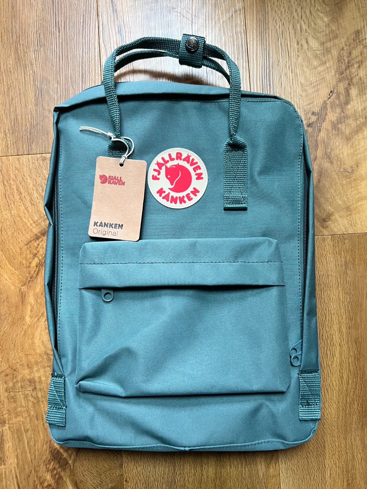 Mochila Kanken Fjallraven verde ártico 16L nueva con etiquetas - envío gratuito