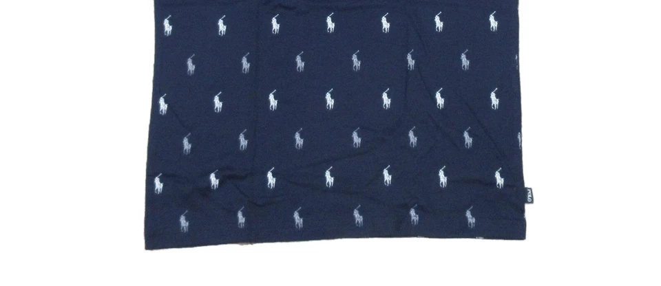 Polo Ralph Lauren Men's Navy All Over Pony Logo Graphic Crew-Neck Sleep T-Shirt - Image 3 of 4