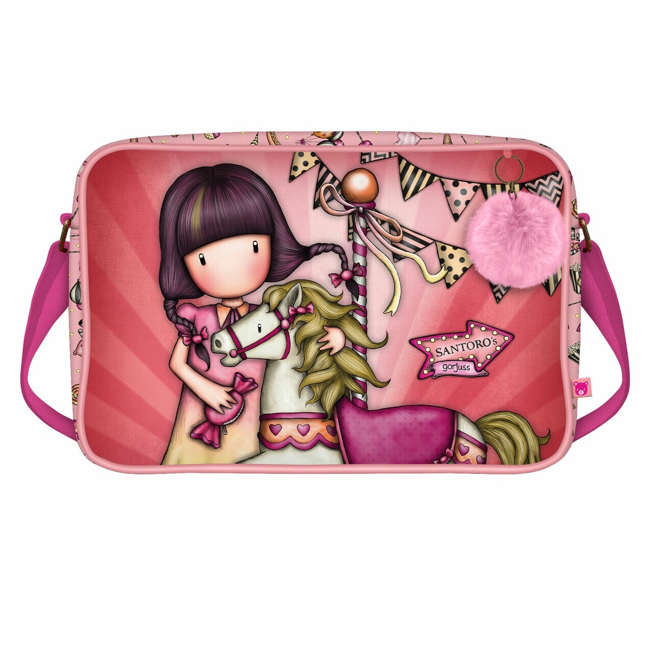 BORSA MESSENGER flight bag CAROUSEL tracolla GORJUSS santoro 1133GJ01