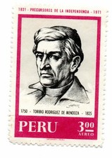 Perú 1971, Prekursor Niepodległości, T. Rodriguez de Mendoza
