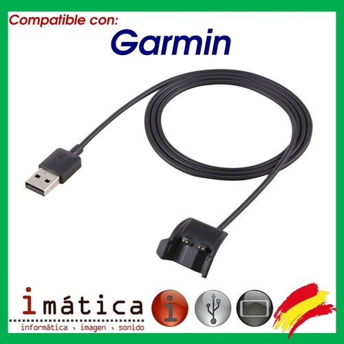 CARGADOR RELOJ GARMIN VIVOSMART HR PLUS APPROACH X40 CABLE USB CARGA  SOPORTE | eBay
