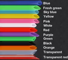 0.5mm-2mm ID. Food Grade Silicone Flexible Tubing High Temp Hose Soft Rubber Pip