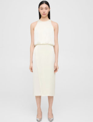 knee length dresses for ladies Talentless Women's Modal Tank Dress Bone