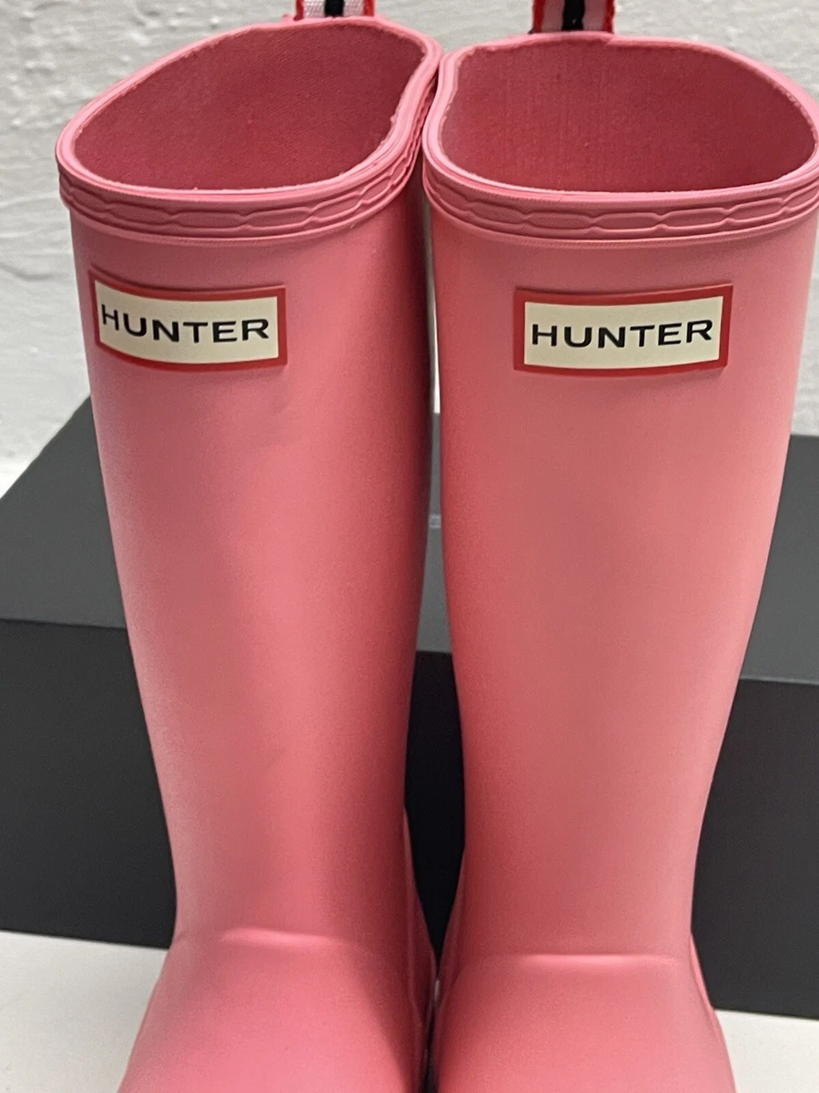 New Hunter Original Play Boot Tall Pink Shiver Women Size 6 eBay