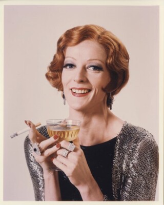 Maggie Smith Travels with My Aunt 1972 Smoking Glamour Vintage 8x10 Color Photo 