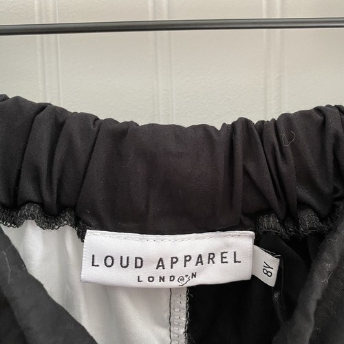 Loud Apparel London Girls Black & White Merry Ruffle Tiered Skirt Size 8 Years - Picture 2 of 5