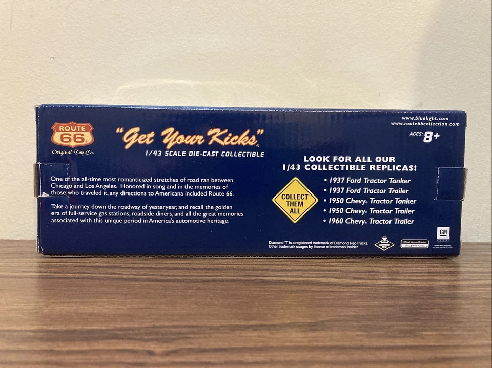 Route 66 “Get Your Kicks” Klausen Shoes 1/43 Die Cast 1948 Diamond T Tractor - Image 3 of 4