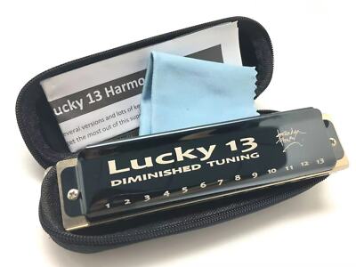 EASTTOP Lucky 13 Bass Plus Blues Harmonica 13Holes Diatonic Harp Harmonica GIFT